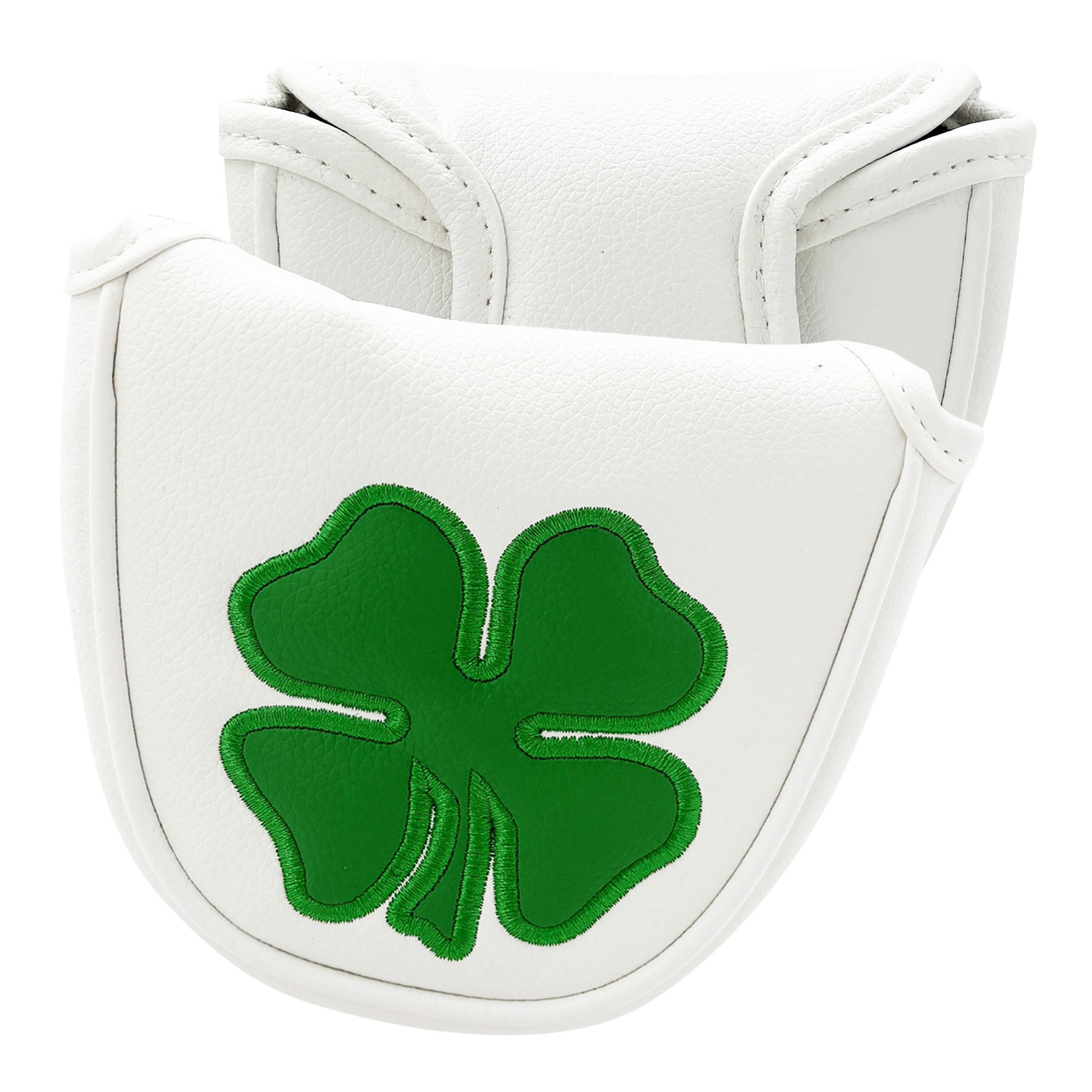 Golf Putter - 1 Stück Putterkopfhülle, Golf-Putterhüllen mit „Kleeblatt“-Muster,