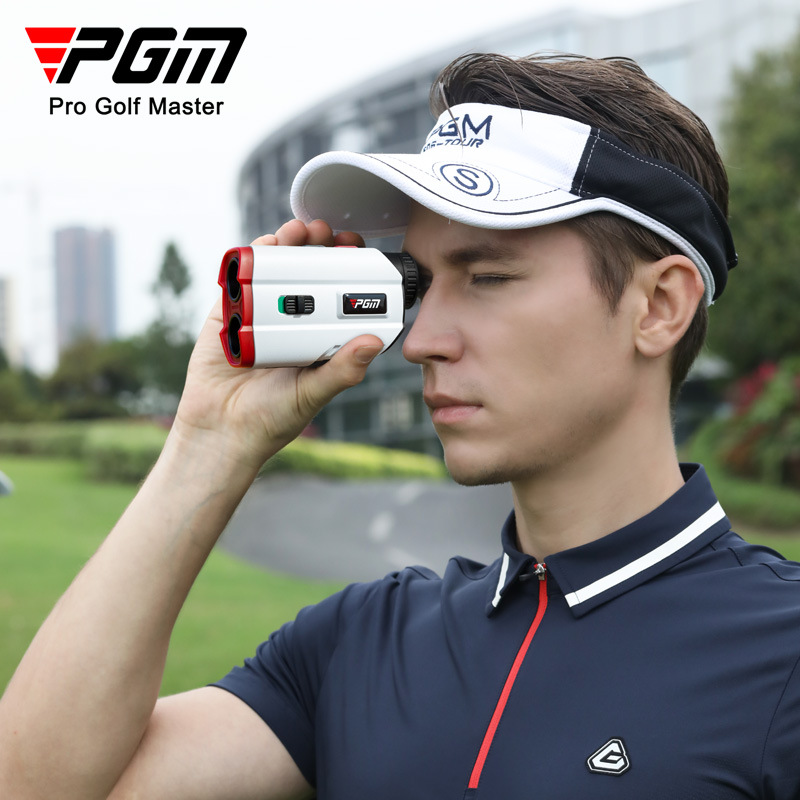 Golf Rangefinder - PGM Neuer Wiederaufladbarer Golf-Entfernungsmesser, 600 Yards