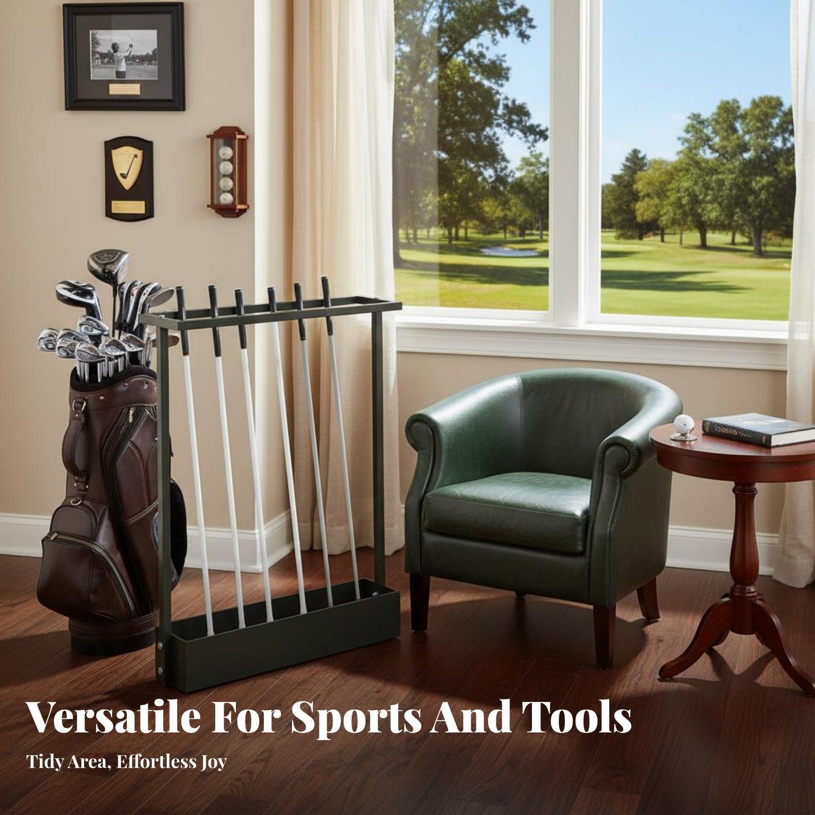 Golf Equipment Weight - Golf-Schlägerständer mit stabiler, gewichteter Basis aus