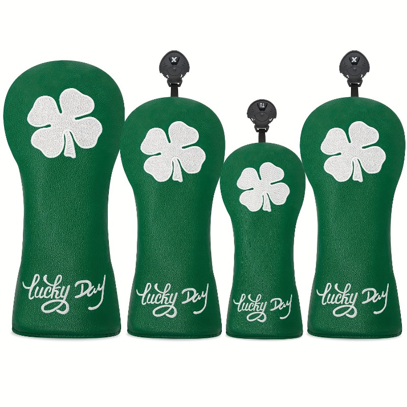 Golf Clubs - Clover Golfschläger-Kopfbedeckung - Staubdicht und Langlebig,