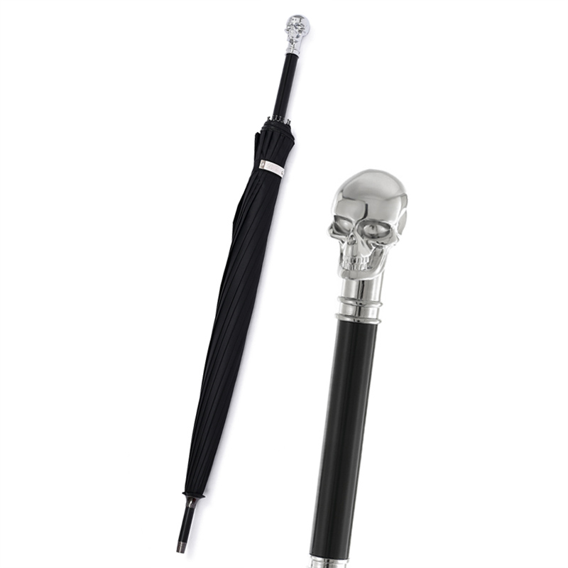 Silberner Totenkopf-Regenschir – Golf Umbrella Large Bewertung und Preis